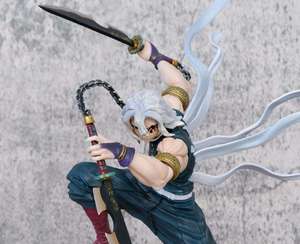 Figura in PVC da 27CM di <span class=keywords><strong>Demon</strong></span> <span class=keywords><strong>Slayer</strong></span>: Kimetsu No Yaiba, Uzui Tengen in Versione Combattimento, Giocattolo Anime Cartoon - Product Image 2