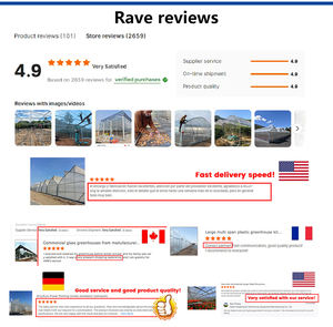 उच्च दक्षता बड़े वाणिज्यिक बहु-अवधि कृषि ग्रीनहाउस फ्रेम पॉली कार्बोनेट ग्रीनहाउस - Product Image 5