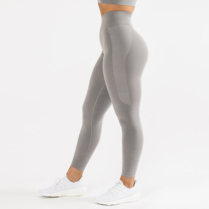 Aoyema ALPHALETEE tendance chaude dégradé Gym taille haute sans couture formateur Scrunch bout à bout femmes Leggings pantalons de Yoga - Product Image 5