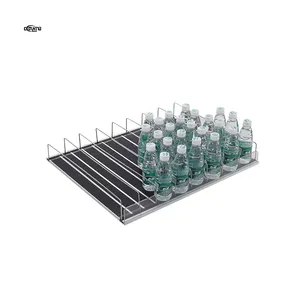 Glide Drink Bottle Organizer Vaper Largeur réglable Poussoir d'étagère pour réfrigérateur Distributeur Affichage