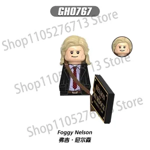 Set de Figuras de Acción Street Hero, <span class=keywords><strong>Vigilante</strong></span> Enmascarado Rojo y Artista Marcial Puño Amarillo, Bloques de Construcción DIY, Juguete de Regalo para Adultos - Product Image 3