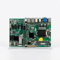 Placa Base Industrial ITX Intel LGA1151 de 6.ª y 9.ª Generación H310, Compatible con DDR4 de Doble Canal y 64 GB, VGA, LAN Dual, 12COM