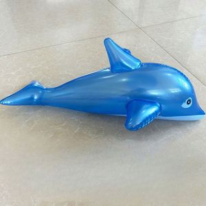 <b>Inflatable</b> PVC Dolphin Pool Party Favors Large Colorful Portable Toy Custom Logo Available - Product Image 3
