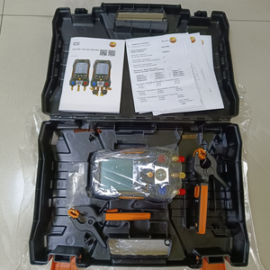 Original Testo 550s Smart Kit Digital Manifold Gauge with Wireless <b>Clamp</b> Temperature Probes - Product Image 6
