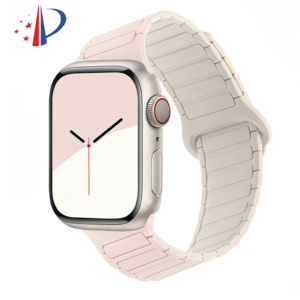 <span class=keywords><strong>Bracelet</strong></span> magnétique en silicone pour <span class=keywords><strong>Apple</strong></span> <span class=keywords><strong>Watch</strong></span> Ultra, compatible avec les tailles 38/40/41/42/44/45/49 mm, <span class=keywords><strong>bracelet</strong></span> en caoutchouc pour montre connectée - Product Image 6