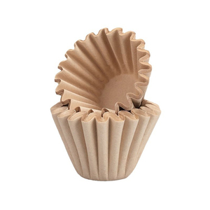 Filtre à café en papier jetable naturel non blanchi compatible avec le filtre à café <span class=keywords><strong>Kalita</strong></span> Wave Dripper séries 155, 185, 200, marque privée - Product Image 1