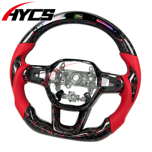 Accesorios Interiores para Automóviles Honda Civic Accord <span class=keywords><strong>de</strong></span> 11.ª Generación, Estilo Deportivo, Volante Personalizado <span class=keywords><strong>de</strong></span> Fibra <span class=keywords><strong>de</strong></span> Carbono Forjada con Pantalla LED <span class=keywords><strong>de</strong></span> RPM - Product Image 2
