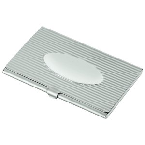 Oval Business Card <b>Holder</b> RFID Feature PU Leather Credit Card & <b>ID</b> Card <b>Holder</b> for Work Use - Product Image 1