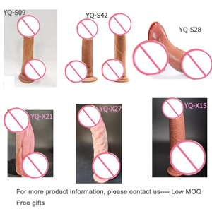 Juguete sexual de silicona suave de 20cm, pene, consolador de piel Real con ventosa, consolador gordo realista de sensación Real para mujeres - Product Image 6