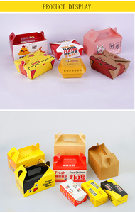 Contenitori per alimenti da asporto biodegradabili in carta per Fast Food e pollo fritto - Product Image 6