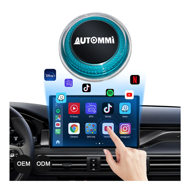 Wireless Carplay Adapter Portable Wifi GPS Navigator Stereo Car Play Multimedia Module Dongle Carplay Smart Car Blue Box netflix