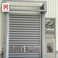 Porte principale - Porte à enroulement spirale à turbine haute vitesse personnalisée avec panneau en alliage d'aluminium isolé électrique