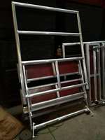 Plate-forme de chœur modulaire pliante en aluminium facile à installer Podium Chorus Sing Choir Riser Audience Stage pour orchestre et école