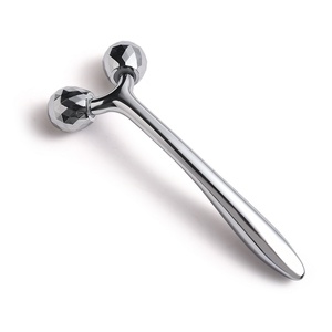 Custom Logo Mini Portable Manual <b>Metal</b> Handle Skincare 3D Eye Cream Massage <b>Roller</b> Sticks - Product Image 2