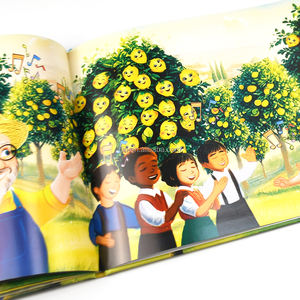 Impression <span class=keywords><strong>de</strong></span> livres d'histoires pour enfants personnalisés avec couverture rigide, pelliculage mat, vernis sélectif UV - Livres illustrés éducatifs sur la <span class=keywords><strong>santé</strong></span> mentale pour enfants - Product Image 6