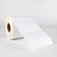 Rollo de papel térmico directo de fábrica, etiquetas térmicas de bobina térmica Pos, rollo de etiquetas en blanco de transferencia térmica imprimible colorida