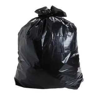 Bolsa de basura de plástico PE reciclado, bolsa de basura reutilizable, bolsa de plástico de alta resistencia, bolsas de basura