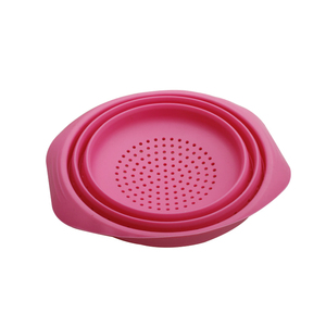 Amoy Silicone thép không gỉ gấp cống giỏ có thể thu vào có thể điều chỉnh Bồn Rửa Nhà Bếp chậu rửa colander lọc máy rửa chén - Product Image 4