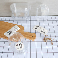 Vente en gros de boîtes en plastique pour aliments, gâteaux, fruits, tiramisu, boîte en plastique pour gâteau
