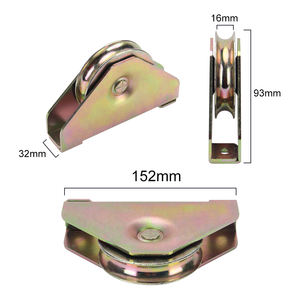 Roues pivotantes courbées industrielles modernes et durables pour portails coulissants de villa - Product Image 1