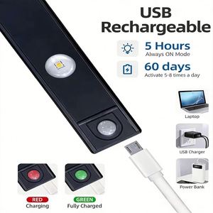 โคมไฟ LED ไร้สายแบบเหนี่ยวนำ ชาร์จผ่าน USB คุณภาพสูง ดีไซน์ทันสมัย พร้อมเซ็นเซอร์ตรวจจับแสงในร่ม รูปทรงตาแมว ให้แสงเงาแบบฮิลล์ - Product Image 4