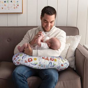 Coussin d'allaitement lavable pour bébé, coussin d'allaitement pour nouveau-nés, coussin d'allaitement pour bébé à tenir dans les bras - Product Image 5
