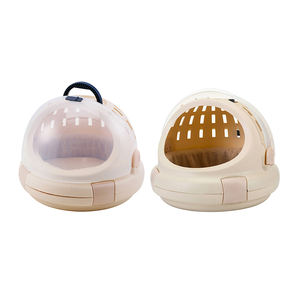 <span class=keywords><strong>Cage</strong></span> pour animaux de compagnie de transport de chien en plastique PP moderne de luxe accessible carré respirant réglable personnalisé - Product Image 5