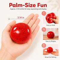 Jouet Squishy en Caoutchouc Souple Pastèque, à Rebond Lent, Réaliste, Anti-Stress, pour un Pressage Satisfaisant, à partir de 14 ans