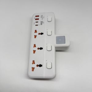 <span class=keywords><strong>Multipresa</strong></span> Intelligente a <span class=keywords><strong>Muro</strong></span> con Spina Standard EU, 3 Prese AC, 2 Porte USB-A e 2 Porte USB-C per Uso Industriale - Product Image 3