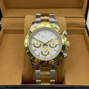 Reloj de Pulsera de Cuarzo de Lujo para Hombre con Cronógrafo, Reloj de Negocios Simple, Resistente al Agua, con Cristal de Zafiro, Movimiento Japonés VK63 - Product Image 4