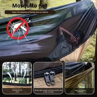 Moustiquaire double pour hamac, ouverture rapide automatique, anti-retournement, capacité 250 kg, imperméable, pour camping et randonnée toutes saisons