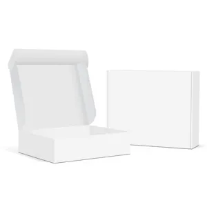Carton ondulé d'usine Boîte postale d'expédition en carton blanc Grandes boîtes d'emballage pour le déménagement avec votre propre logo