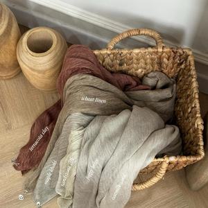 شال من الرايون، شال من الفسكوز والقطن، وشاح قطني مجعد من الرايون والفسكوز، وشاح فسكوز، حجاب فسكوز سادة - Product Image 6