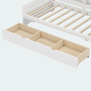 Khách nền tảng giường với kệ lưu trữ rắn gỗ thông sofa giường với ngăn kéo lớn - Product Image 6