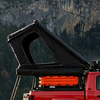 Tente de camping pliable pour toit de SUV 4x4, 2 personnes, toutes saisons, imperméable, avec accessoires