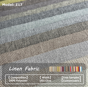 Tela <span class=keywords><strong>de</strong></span> Tapicería para Sofá, Estilo Minimalista, Personalizable, Tejida, 100% Poliéster, Ligera, Teñida con Hilo, Transpirable y Duradera - Product Image 1