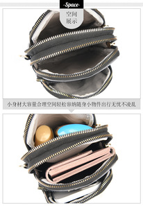 Sac bandoulière léger multi-poches, petit sac à main pour téléphone portable, portefeuille, vente en gros, étui pour téléphone portable pour femmes - Product Image 6