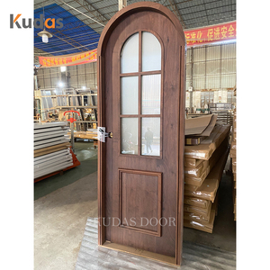 Custom Interior Wood <strong>Door</strong> Interior <strong>Arch</strong> Top Embedded <strong>Door</strong> Leaf Interior <strong>Doors</strong> for Houses - Product Image 4