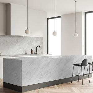 TMZ OEM/ODM Nouveau Moderne 5123 Calacatta Elba Blanc Couleur Quartz Comptoir Marbre Série pour Villa Maison Décoration Pierre Quartz - Product Image 5