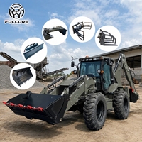 Nouvelle pelle rétrocaveuse FULCORE, profondeur de creusement maximale de 5100 mm en option, efficacité de travail élevée, pelle rétrocaveuse pour travaux routiers