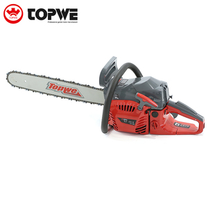 TOPWE Prix de gros Tronçonneuse professionnelle 58cc à moteur 2 temps monocylindre refroidie par air pour la coupe du bois - Product Image 2
