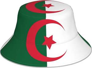 Oferta de Descuento, Diseño Personalizado con Logotipo, Recuerdos de Fiesta Internacionales, Gorra y Pulsera con la Bandera de Argelia para Actividades y Regalos - Product Image 4