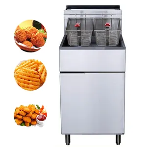 Gas Commercial Fryers Stainless Steel Commercial Chicken Pressure Gas Deep Fryer Machine