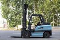 Chariot élévateur tout-terrain diesel 4x4 de 3 à 5 tonnes, économique, certifié CE EPA, pour ferme, extérieur, terrain accidenté, hors route, pneumatique solide