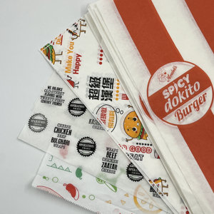 35Gsm Double Side Eco-Friendly Recyclable Greaseproof <b>Paper</b> for Hamburger and Sandwich <b>Wrapping</b> - Product Image 4