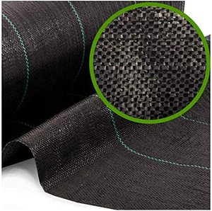 Toile géotextile tissée pour aménagement paysager, protection <span class=keywords><strong>anti</strong></span>-<span class=keywords><strong>herbe</strong></span>, <span class=keywords><strong>anti</strong></span>-UV, en polypropylène, découpée pour l'agriculture - Product Image 1