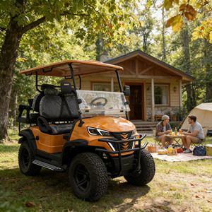 Carrito de Golf de Lujo para 4 Pasajeros, para Transporte en Villas y Propiedades, Asientos Cómodos y Elegantes - Product Image 1