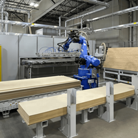 Lengan Robot Industri Berat Yaskawa 6 Axis dengan Beban Angkut 180kg Jangkauan 2702mm Robot Palletizing untuk Penanganan Material