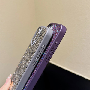 Custodia per cellulare di lusso di alta qualità con glitter, cristalli e logo, interamente tempestata di diamanti, per 16 15 <span class=keywords><strong>Pro</strong></span> 14 13 12 <span class=keywords><strong>11</strong></span> <span class=keywords><strong>Pro</strong></span> <span class=keywords><strong>Max</strong></span> - Product Image 3