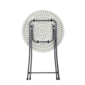 Mesa Redonda Personalizable para Decoración de Bodas Marroquíes, Mesa Plegable de Plástico Blanca para Eventos, Fiestas de Boda, Picnic al Aire Libre en el Parque - Product Image 6